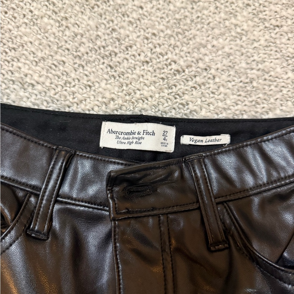 Abercrombie & Fitch vegan leather pants